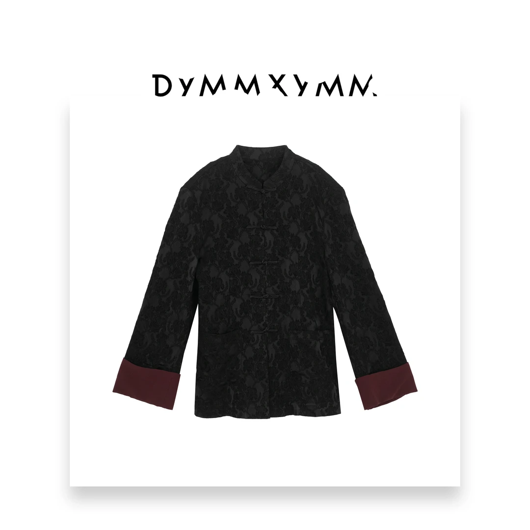 【DYMMXYMM】-中式风小众设计师高级感穿搭时尚醋酸衬衣外套-F0067