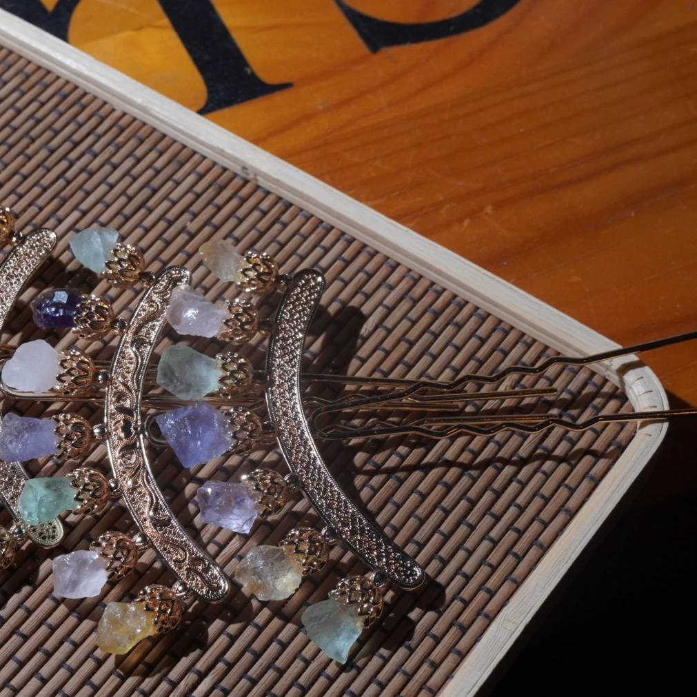 清晰复古气质古风宫廷精美国风重工可爱时尚百搭新娘结婚头饰发饰