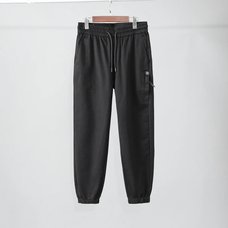 H175秋款松紧腰收脚时尚百搭休闲裤