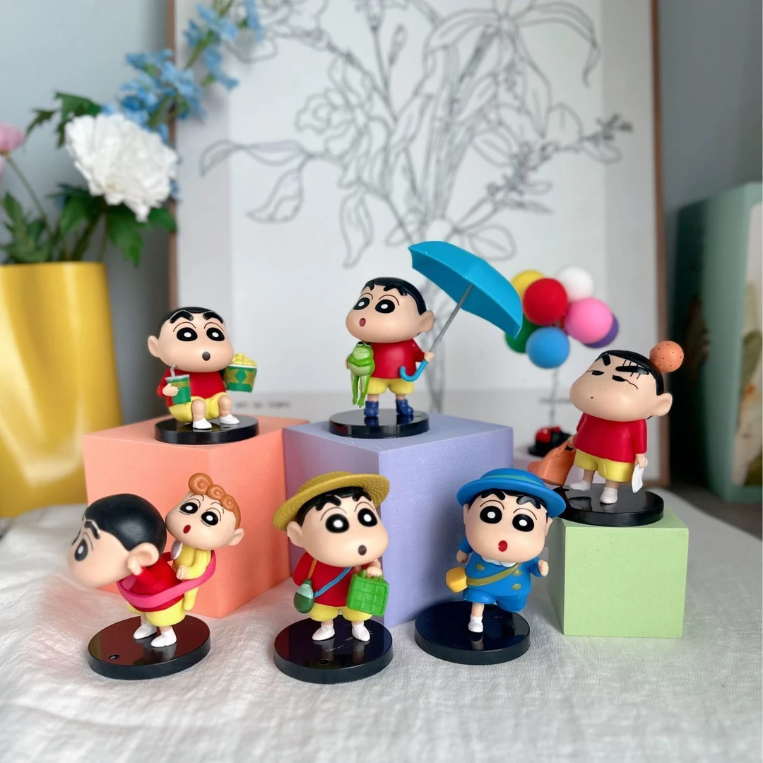蜡笔小新搞笑日常系列日系动漫小葵手办礼物潮玩公仔周边摆件玩具