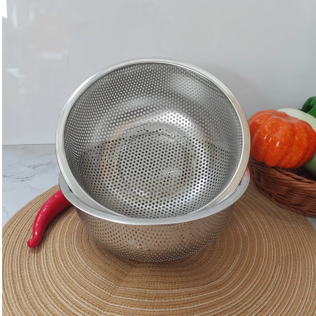 A 金壕森-外贸出口原单德国沥水篮304不锈钢（拍一发二）20cm