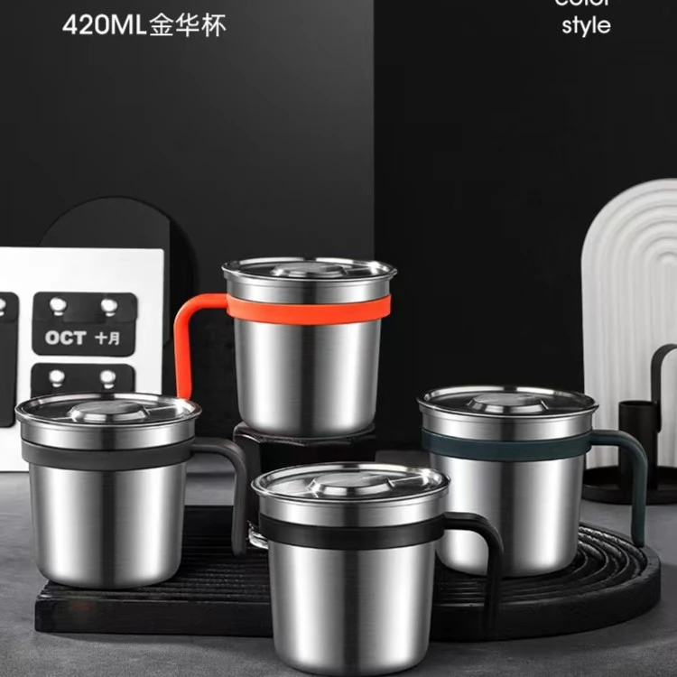 【Q】金壕森304不锈钢水杯口杯【420ML】