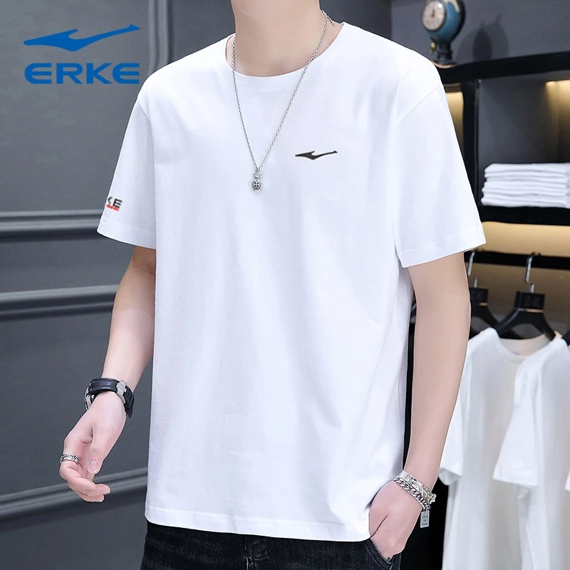 鸿星尔克t恤男速干短袖夏季官方正品男士T恤冰感透气运动上衣男装