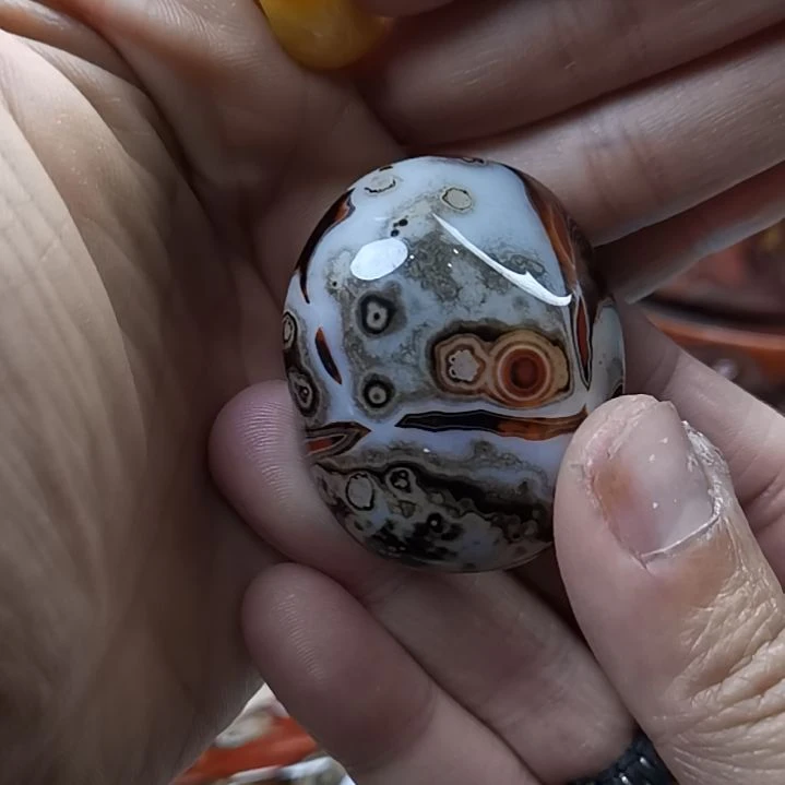 【闪购商品】玛瑙/玉髓吊坠(不含链)未镶嵌山*河