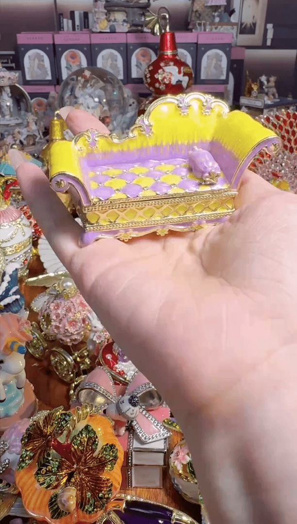 【闪购商品】七宝烧珐琅彩紫色沙发（样板）