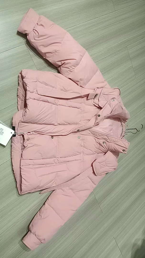 设计感连帽短款棉衣时尚休闲显瘦外套