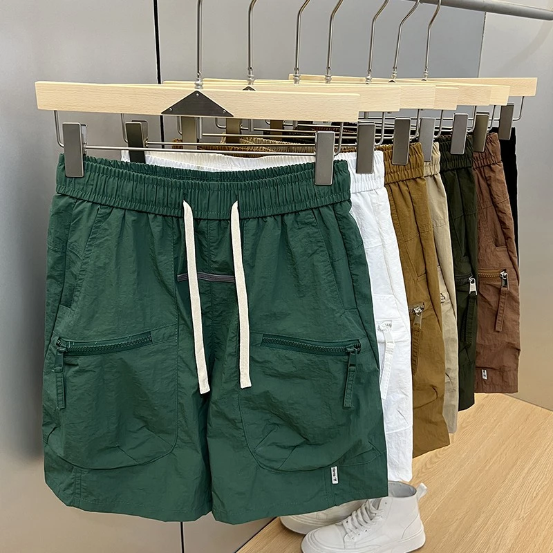 【夏季新品】潮流男女同款简约宽松短裤 复古风运动休闲美式五分裤