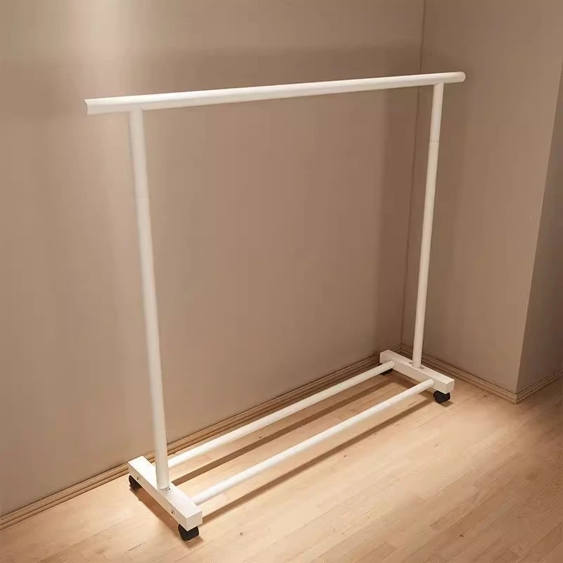 特粗粗衣架落地立式卧室室内挂衣服架子学生宿舍衣帽架置物晾晒杆