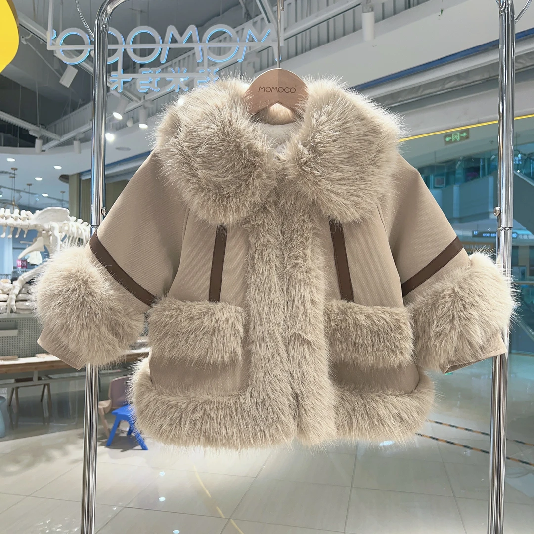 MOMOCO女童冬季高级风时尚外套76830106200