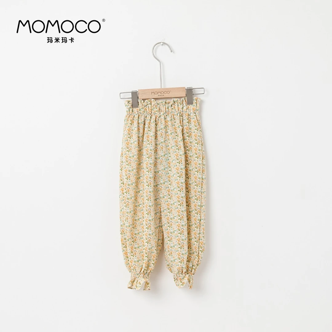 MOMOCO夏女中大童碎花小清新防蚊裤76610362004&76630362008