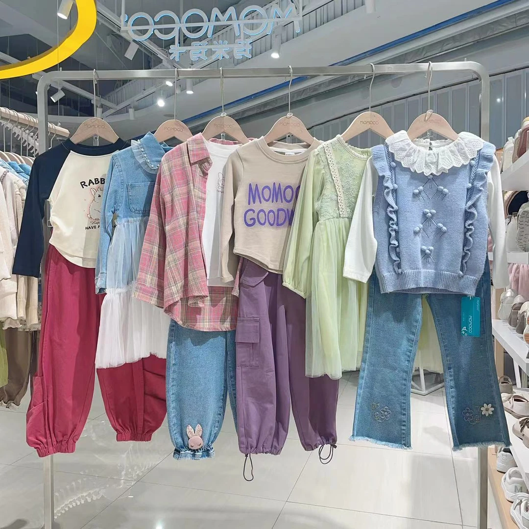 【春秋断码】MOMOCO春秋女童新款衣服秋款裤子上衣儿童百搭合集