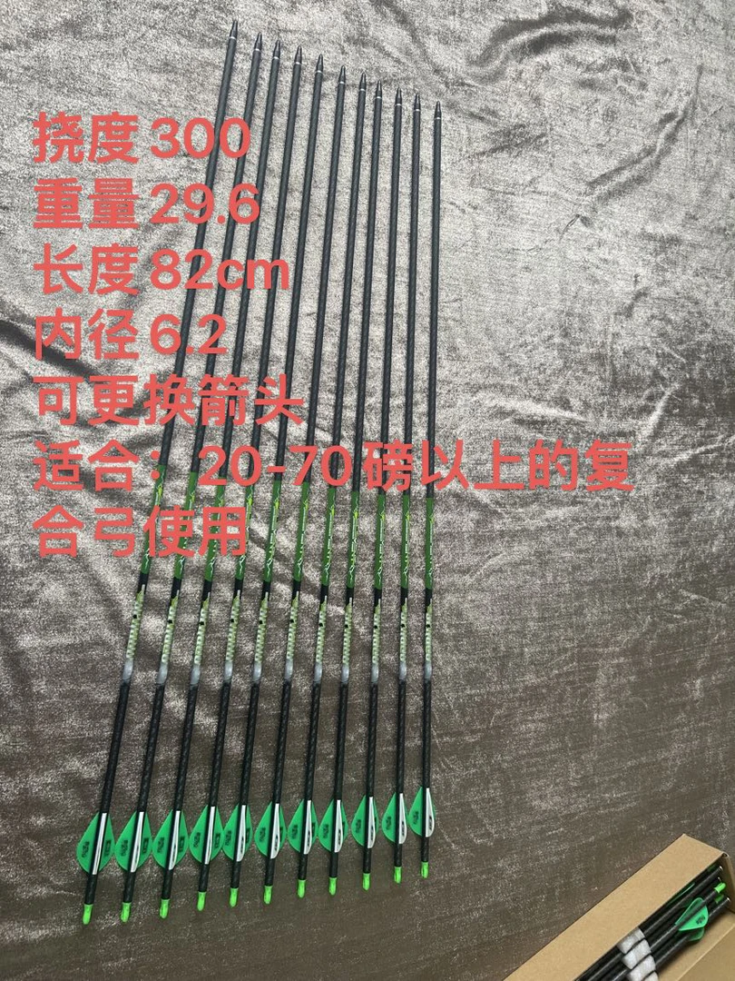 龙卷风3K纯碳箭 复合弓配件