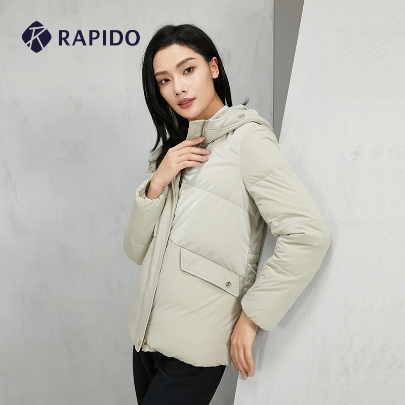 RapidoRAPIDO雳霹道秋冬新款女R系列休闲鹅绒羽绒服CP3938U05