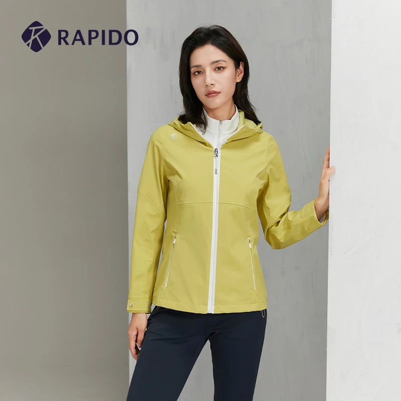 Rapido春季新款宋佳同款休闲撞色连帽外套夹克上衣CP3739J01