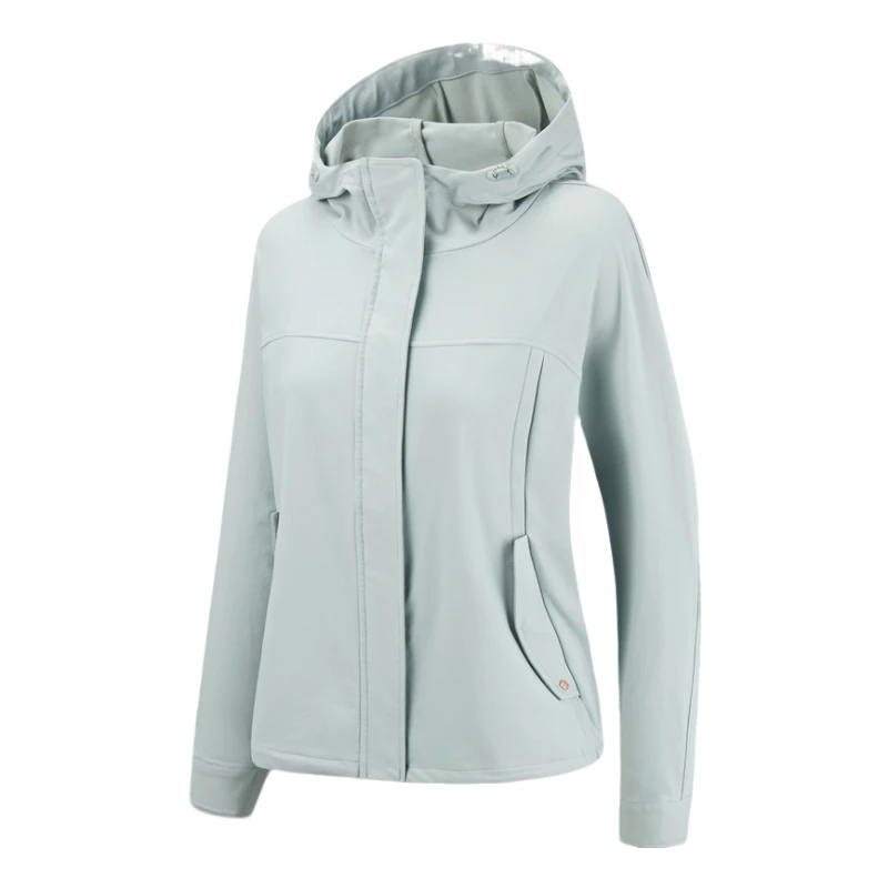 Rapido春季女士时尚简约连帽外套商务通勤过渡短款夹克CP2639U01