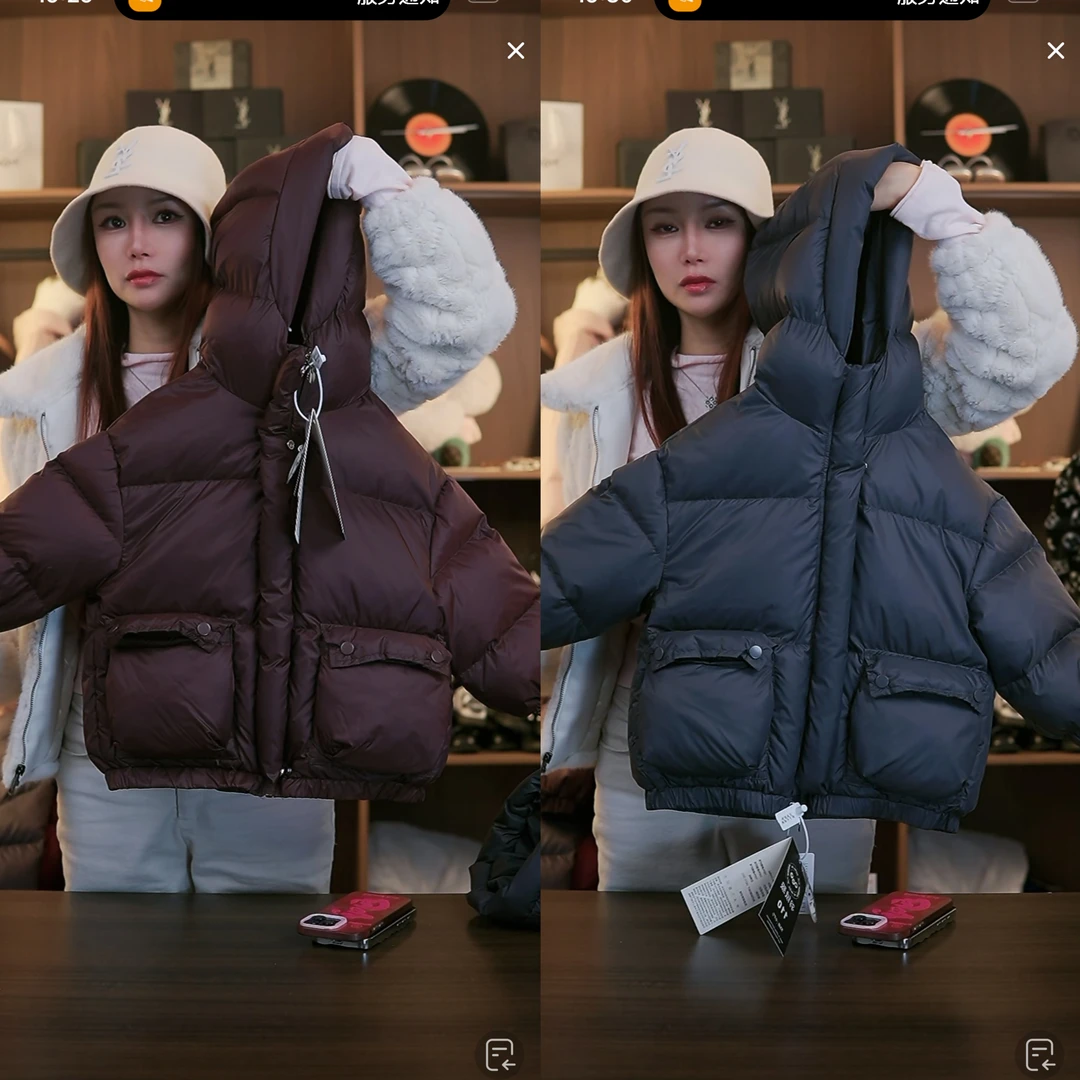 【H】韩版儿童连帽加厚羽绒服冬季时尚保暖外套A615