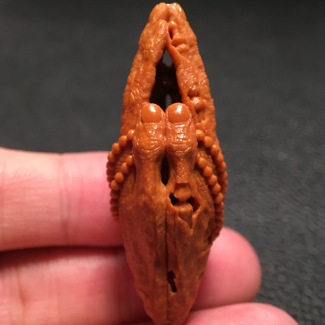 橄榄核雕刻 佛魔手 一念佛手 苏工雕刻单籽吊坠挂件