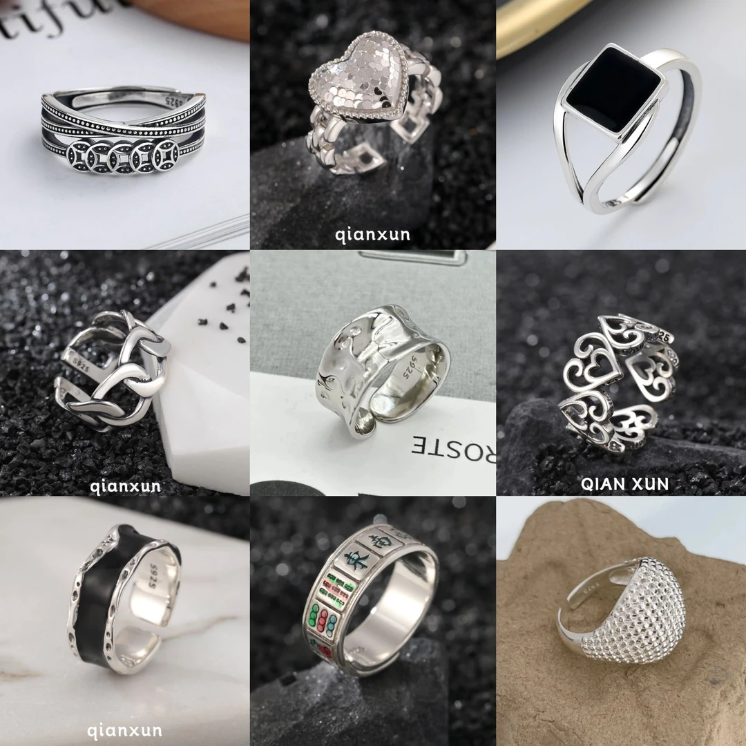 925银戒指 防拍链接  补差价  改价专用