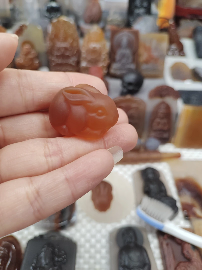 天然玛瑙玉石吊坠时尚可爱