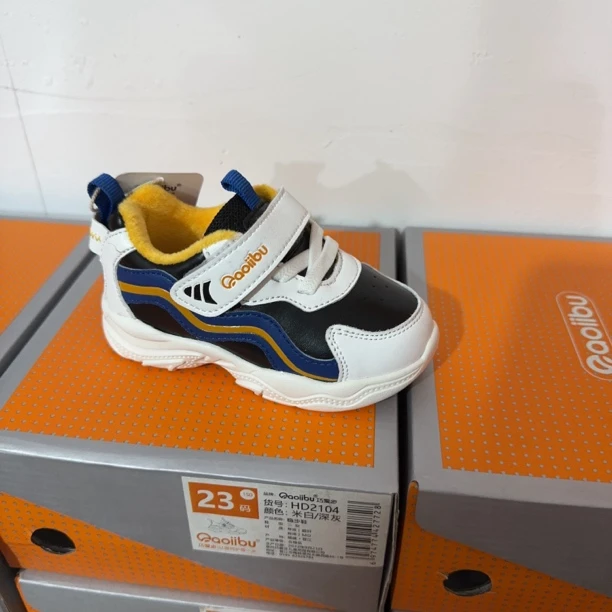 HD2103Qaoiibu巧爱步23冬季防水二棉软底稳步机能鞋