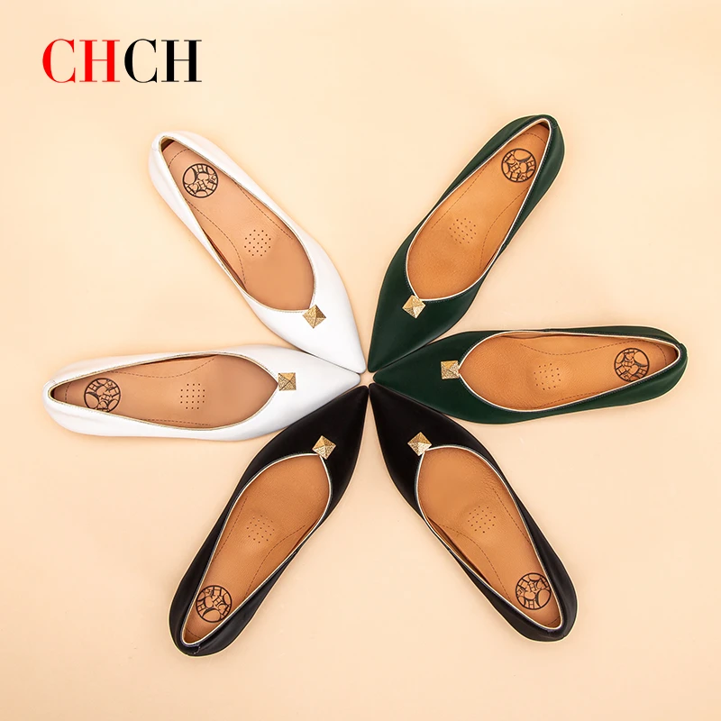 CM1B5533-CHCH平衡鞋法式优雅小高跟复古风女鞋