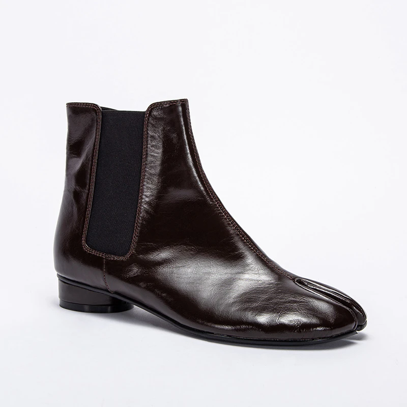 CHCH平衡鞋时尚厚底靴子短靴牛油皮秋冬CN2B6251