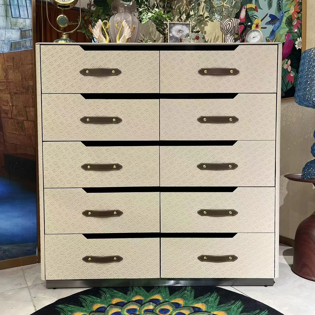 【喜悦家具I】暗夜紫十斗柜1200*400*1200