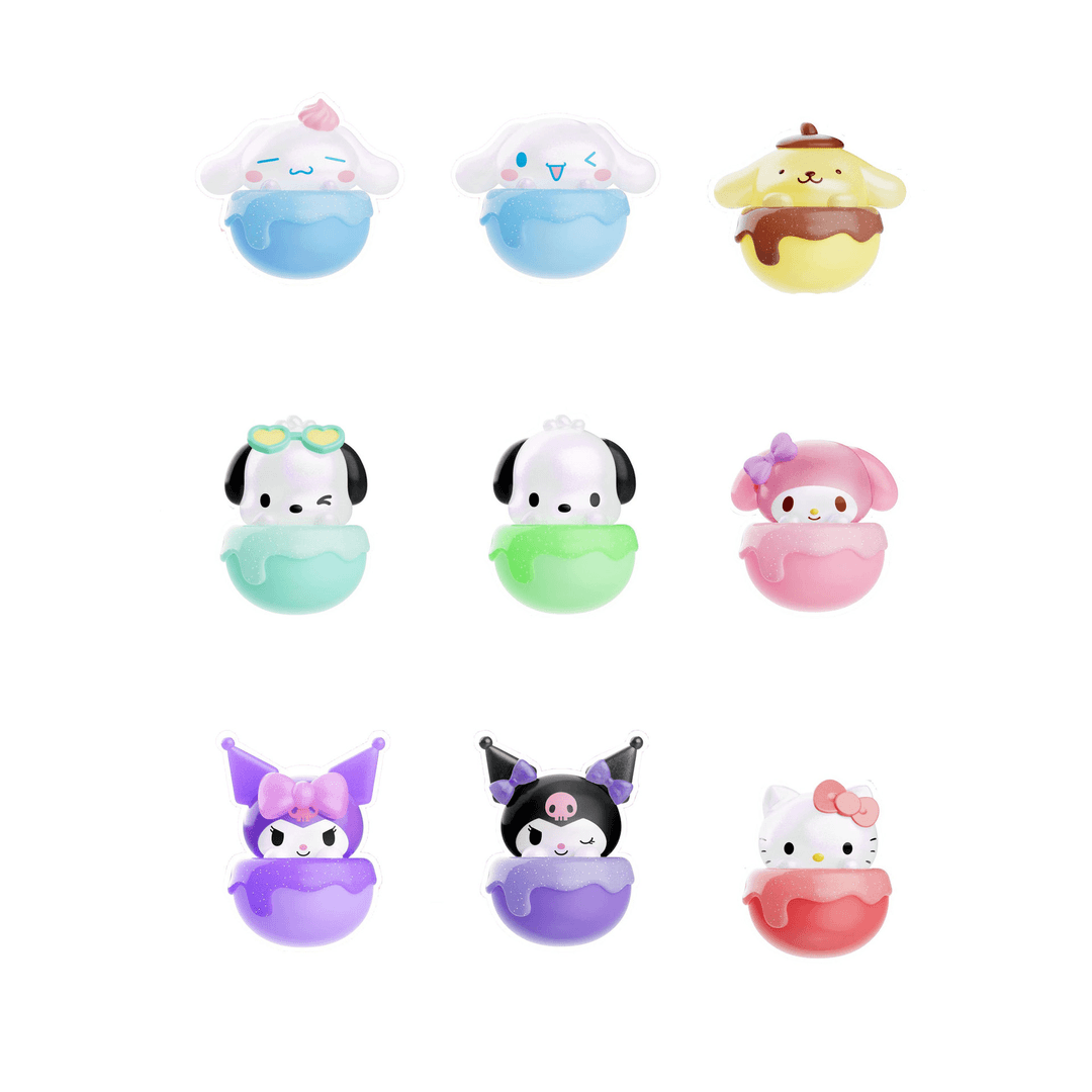 三丽鸥冰淇淋萌趣豆流光系列盲盒库洛米萌趣大耳狗萌趣豆萌粒可爱