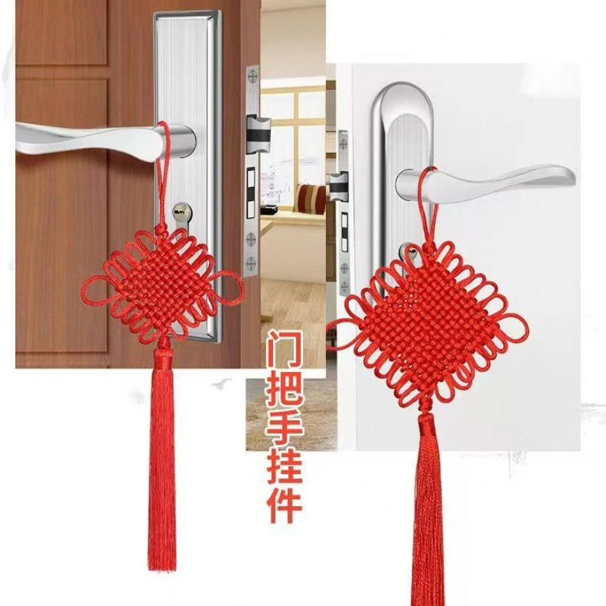 【张师推荐】中国结同心结 双流苏中国结喜庆家居床头摆挂件