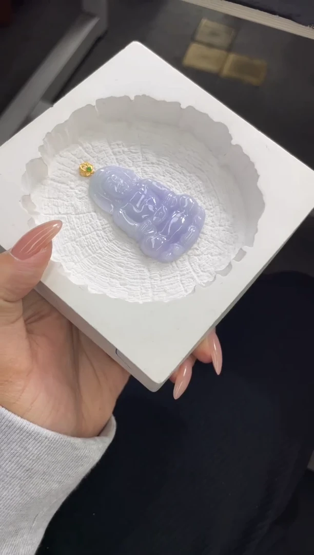 【闪购商品】翡翠挂件18K金镶嵌DDH00584