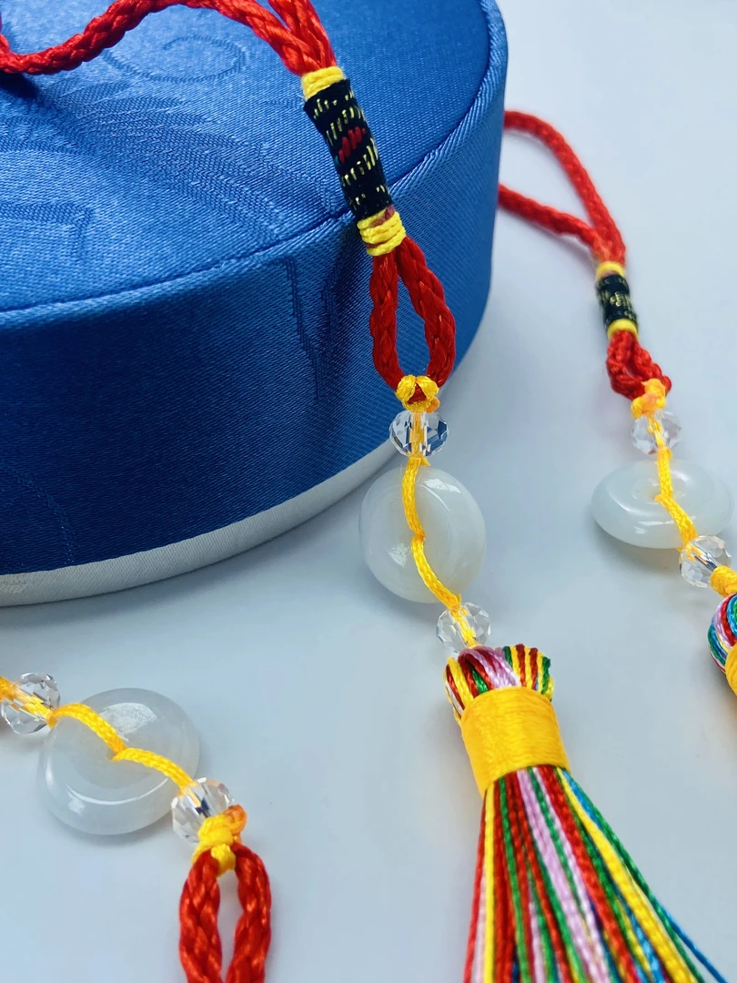 【江山】天然A货翡翠平安扣车挂@多样性发一件@DDI01843