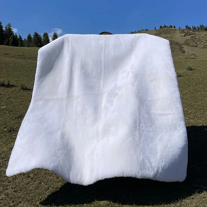 新疆剪绒羊皮褥子皮毛一体纯羊毛垫子厚床垫羊皮床褥保暖吸湿防潮