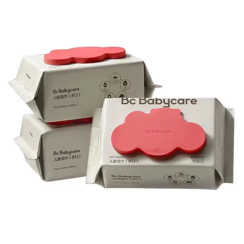 Babycare儿童湿巾手口湿纸巾大包新生儿亲肤母婴加厚珍珠纹