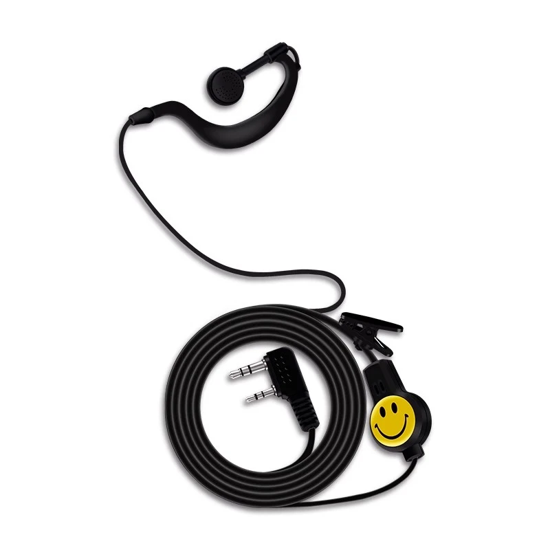 宝锋对讲机耳机线耳麦通用K头空气管对讲小机小型耳机耳挂式配件