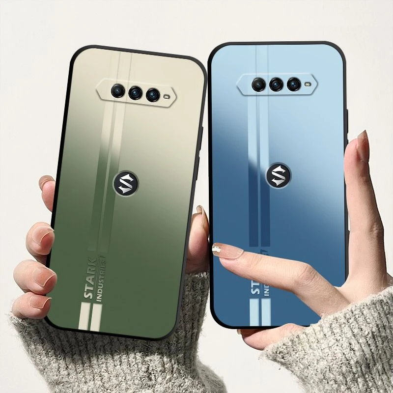 适用小米黑鲨4 4S 4Pro 4SPro手机壳男女款全包边渐变新款保护套