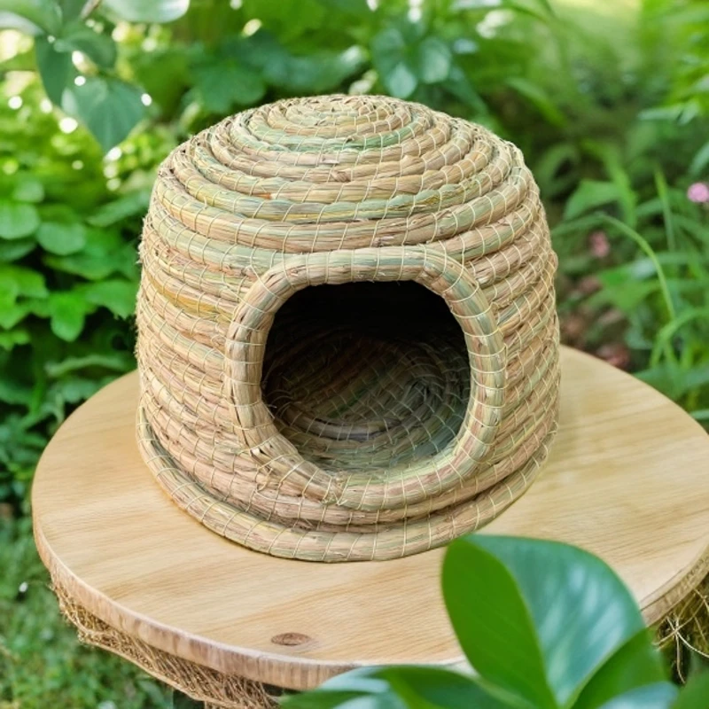 精品城堡稻草窝纯手工编织鸽子孵蛋专用 鸡窝用超大号