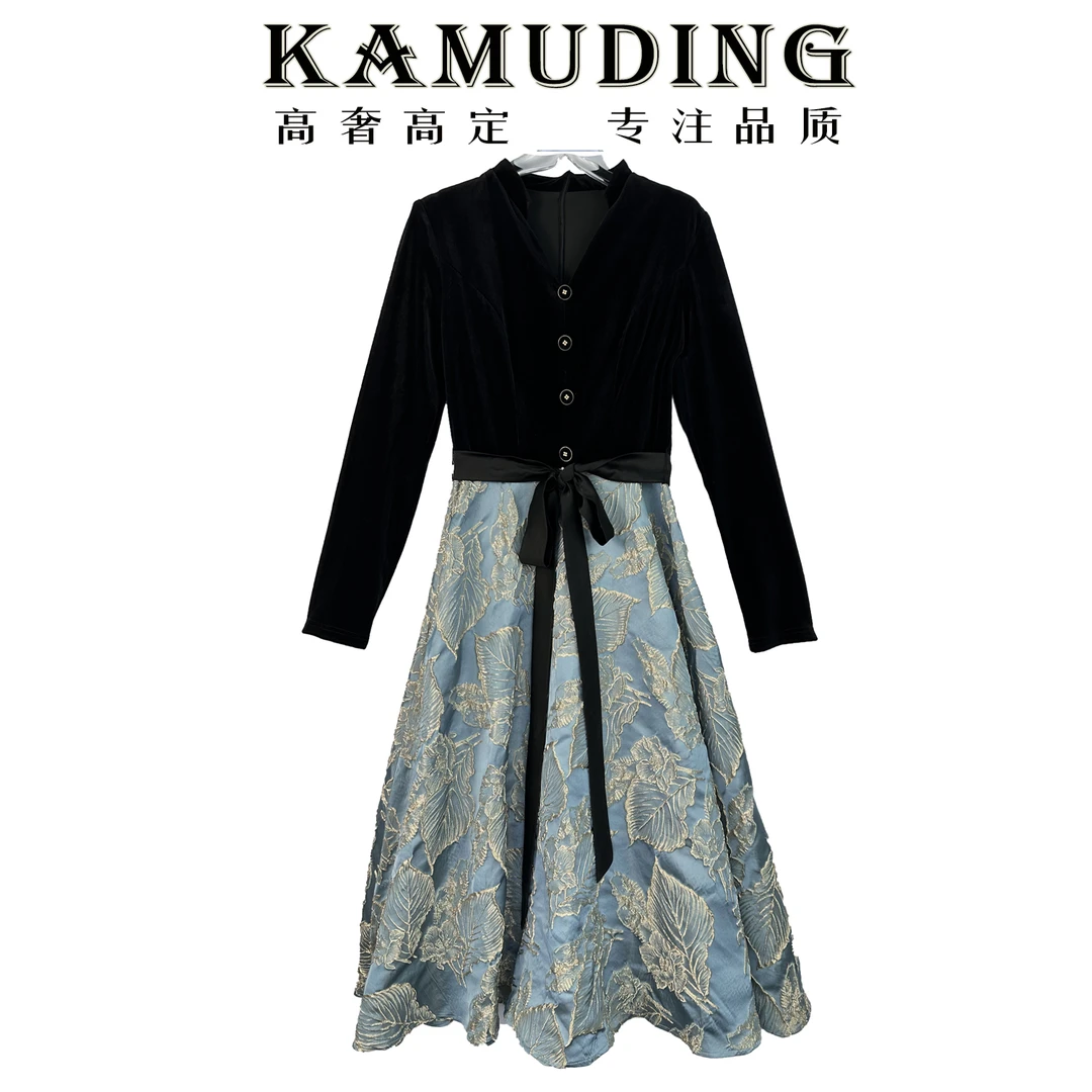 KAMUDING2024新款晚礼服女新款宴会优雅气质高端轻奢名媛9211