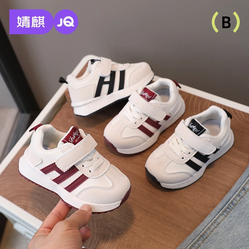 婧麒2025新款夏季百搭幼儿软底学步鞋小童儿童鞋休闲防滑透气包头