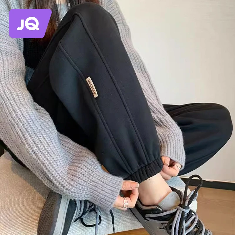 婧麒孕妇裤子春秋冬季小个子外穿宽松休闲托腹运动长卫裤孕妇秋装