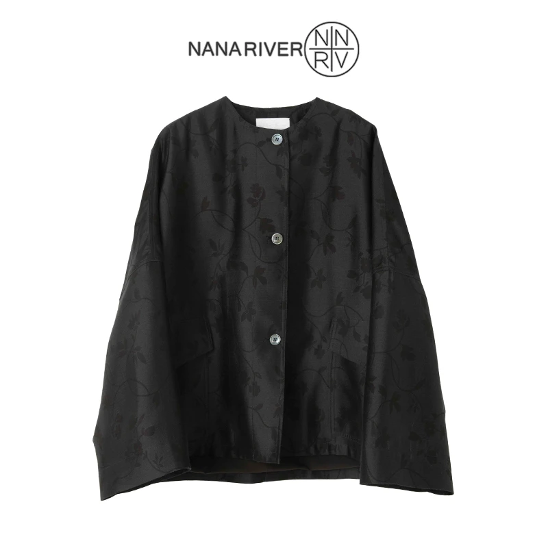 【如烟小调】高级国风东方韵味新中式外套新款极简风短外套高级感