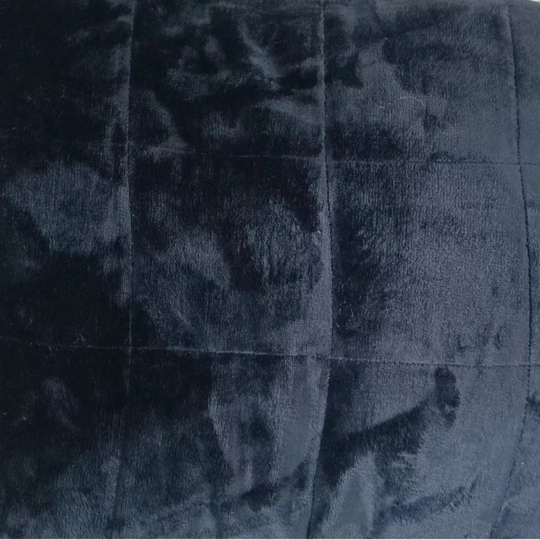 双面绒AB面120*180黑色加厚重力被