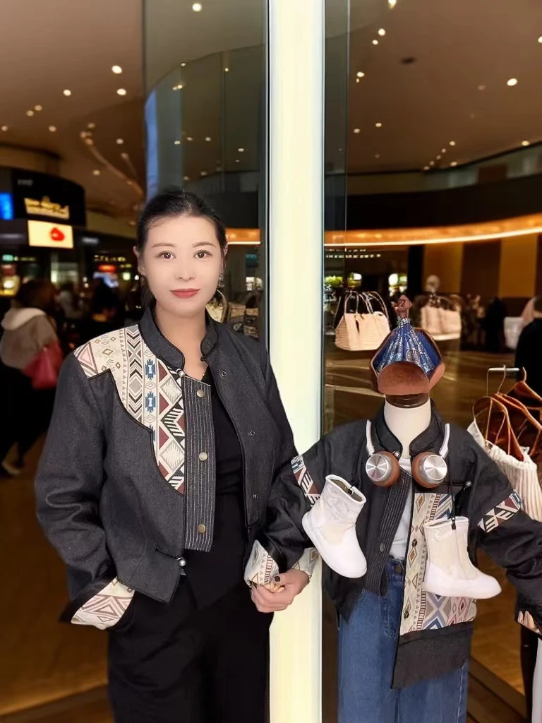 【蒙善妈】牛仔成人亲子款儿童民族服饰不分男女蒙古族儿童蒙装临时