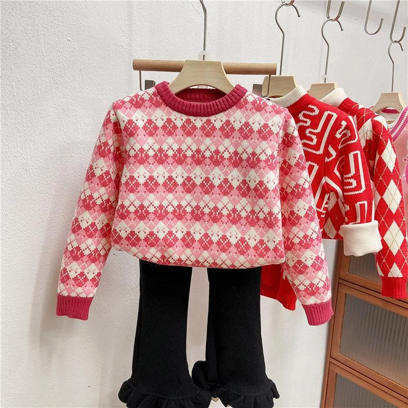 女童韩版针织开衫2025秋冬新款中小童宝F121,F124,F115,KF10