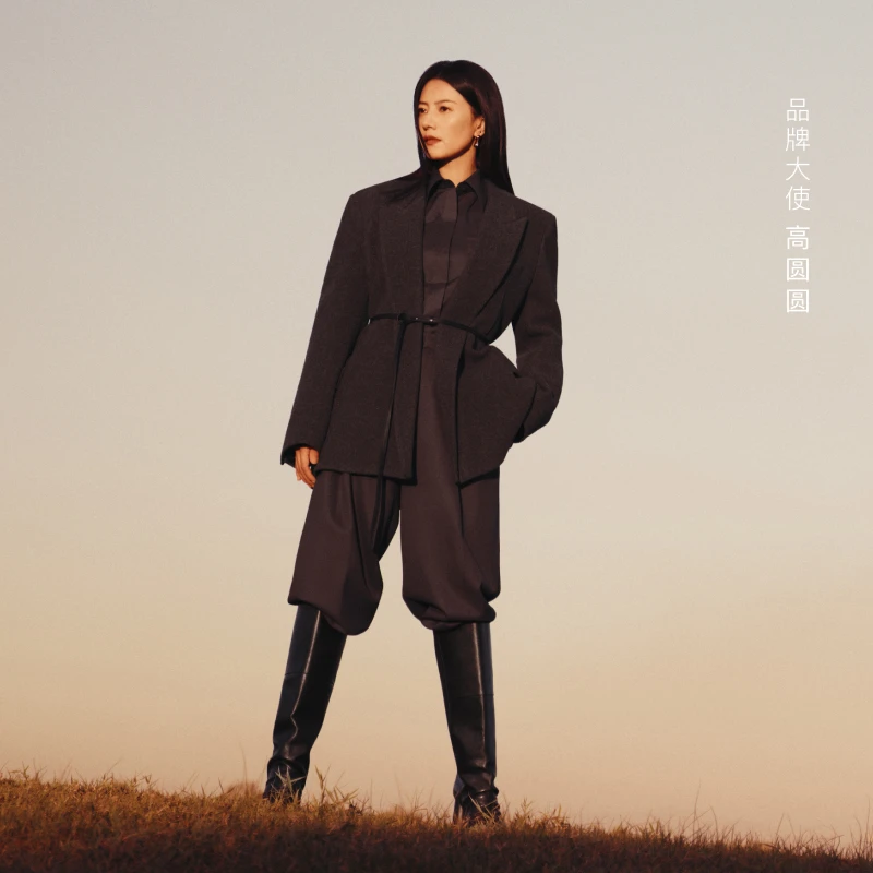 【商场同款】edition冬季款绵羊毛精纺阔腿西裤#EBD4PAT004