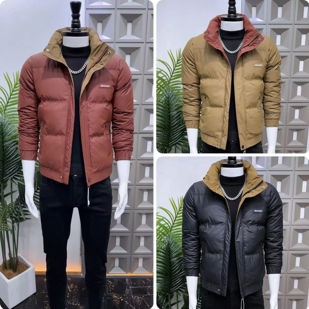 潮流冬季男士棉服休闲时尚百搭修身韩版加厚立领短款男款青年保暖