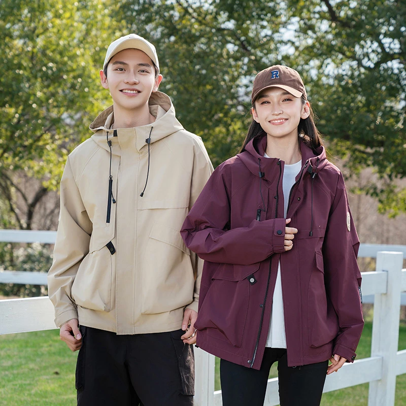 YAYA/鸭鸭男女同款2024年春秋季新款户外运动外套YF4P001347P