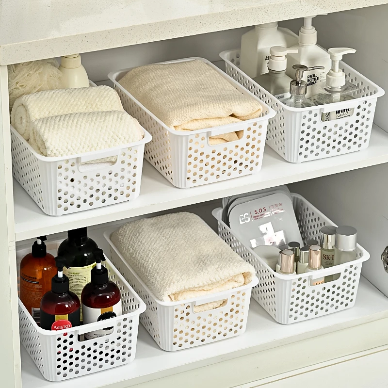 【到手3个】零食衣服裤子收纳筐家用收纳盒厨房杂物收纳玩具收纳框