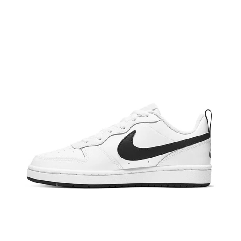 Nike/耐克 Court Borough Low GS 女子黑白低帮板鞋 BQ5448-104