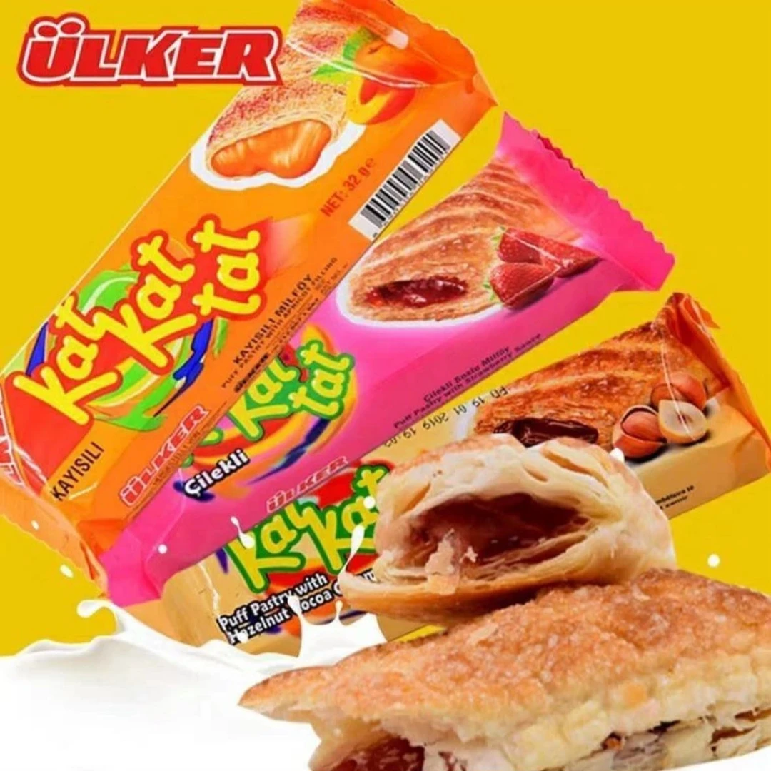 土耳其进口Ulker katkat多种口味饼干38g*24个