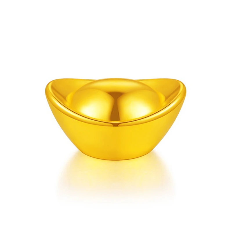 足金999金元宝1克2克5克10克水贝黄金小元宝抖音基地发货水贝黄金